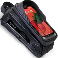 Tech-Protect V2 cykelväska med plats för telefon 1,2 l - svart