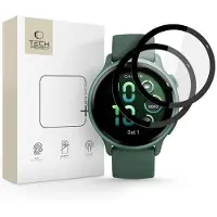 Mtp Products Garmin Vivoactive 6 Tech-Protect Glas Flex+ Hybrid skärmskydd - 2 st. - Svart kant