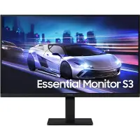 Samsung Essential S3 S24F320GAU - S32GF Series - LED-skärm - 24 - 1920 x 1080 Full HD (1080p) @ 120 Hz - IPS - 250 cd/m² - 1000:1 - 5 ms - 2xHDMI - svart