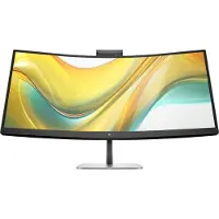 HP 534pm - Series 5 Pro - LED-skärm - böjd - 34 - 3440 x 1440 WQHD @ 100 Hz - VA - 400 cd/m² - 4000:1 - 5 ms - HDMI, DisplayPort, USB-C - högtalare - gagatsvart, naturligt silver (ställ)