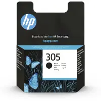 HP Bläck 305 Original Svart 3YM61AE