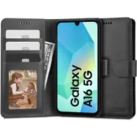 Tech-Protect plånboksfodral för Samsung Galaxy A16 4G / 5G - Svart