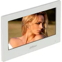 Dahua Lite Series VTH2622G(W)-W - IP intercom station monitor - kabelansluten, trådlös - 802.11b/g/n - 2412 - 2472 MHz - 10/100 Ethernet - vit