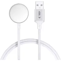 Tech-Protect MC02 UltraBoost magnetisk laddare för Apple Watch med USB-A-kabel - 1m - Vit