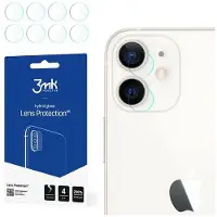 3MK Hybrid iPhone 12 Kameralinsskydd i Härdat Glas - 4 St.