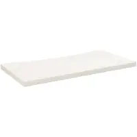 vidaXL Skrivbordsskiva vit 80x40x2,5 cm massiv furu