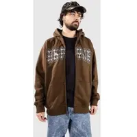 Empyre Cage Match Hoodie med Dragkedja brown, L
