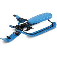 Stiga Snowracer Curve Pro med dragvinda Grafitgrå/Blå