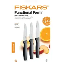 Fiskars Functionalform Vegetable Knives Set-3 Pieces Knivset