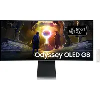 Samsung Odyssey OLED G8 S34DG850SU bildskärm 34" 175 Hz, silver