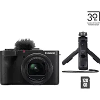 Canon PowerShot V1 Premium Vlogger Kit, 22,3 MP, 5760 x 3840 pixlar, CMOS, 3,1x, 4K Ultra HD, Sort