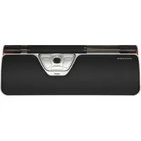 Contour Design RollerMouse RED Plus Mus, musmattsset Sladd Laser Svart, Silver 7 Knappar 600 dpi, 800 dpi, 1000 dpi, 1200 dpi, 1400 dpi, 1600 dpi, 1800 dpi,