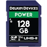 Delkin Power 2000x SDXC 128 GB Class 10 UHS-II/U3 V90 card (DDSDG2000128)