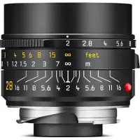 Leica Summicron-M 28mm f/2 ASPH Black (11618)