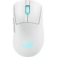 Asus ROG Keris II Origin - Gamingmus - Optic - 5 knappar - Vit med RGB ljus