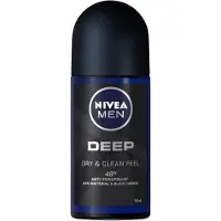 Nivea Men Deep Dry & Clean Feel Anti-Perspirant Roll-On – 50 ml