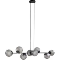 LINDBY Glas pendellampa Isamer , dimbar, Svart, Vardagsrum / matsal, Metall, Modern, Pendellampa
