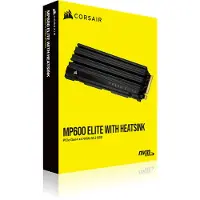 Corsair Intern SSD - - MP600 ELITE 1TB Gen4 PCIe x4 NVMe M.2 SSD - Med kylfläns