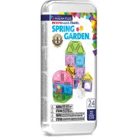 Magna-Tiles Vårträdgården Reseset med MicroMags 24 delar