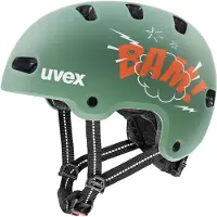 Uvex Kid 4 Style, Cykelhjälm, Junior, Grön/Orange