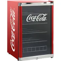 Scandomestic Coca-Cola Highcube GDE - Drinkkylare - bredd: 54 cm - djup: 54.8 cm - höjd: 84 cm - 115 liter - Klass E - röd