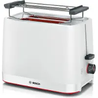 Bosch MyMoment TAT3M121 - Brödrost - 2 skiva - 2 Kortplatser - vit