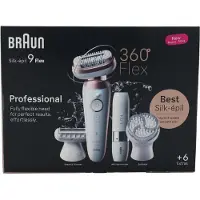 Braun Silk-épil 9 Flex 9-360 3D 40 pincett Rosa, vit
