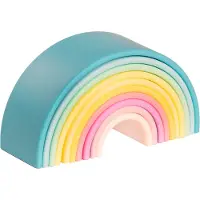 Dena textile productions dëna - Rainbow 10 pcs., Pastel Colours