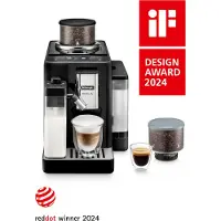 De'Longhi Delonghi Rivelia helautomatisk espressomaskin, svart - A - Som ny