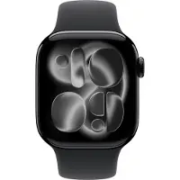 Apple - Band för smart klocka - 42mm - storlek S/M - svart - för Watch Hermès Series 7, Hermès Series 9, SE 3, Series 10, Series 11, Series 8, Seri...