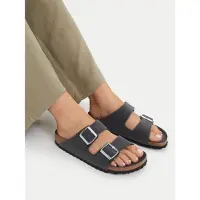 Birkenstock Pantolette 'Arizona Triples' svart
