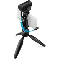 Sennheiser mke 200 mobile kit Kameramikrofon Sändare signal:Sladd inkl. stativ, inkl. vindskydd, inkl. kabel, inkl. väska Mikrofon TRS (3,5 mm stickpropp) Sladd