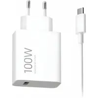 Xiaomi MDY-19-ER - Strömadapter - 100 Watt - 5 A - Fast Charge, PD 2.0, PD 3.0, QC 2.0, QC 3.0, PD/PPS (USB) - på kabel: USB-C