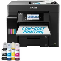 Epson EcoTank ET-5855 - Multifunktionsskrivare - färg - bläckstråle - ITS - A4/Legal (media) - upp till 25 sidor/minut (utskrift) - 550 ark - 33.6 ...