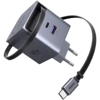 UGREEN 65w Gan Usb-a-och Usb-c-väggladdare