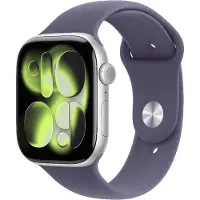 Apple Watch Series 11 4G 46mm Aluminium med Sport Band M/L - Silver