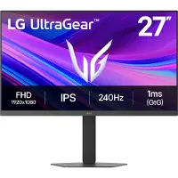 LG UltraGear 27G440A-B - G4 Series - LED-skärm - spel - 27 - 1920 x 1080 Full HD @ 240 Hz - IPS - 400 cd/m² - 1000:1 - HDR10 - 1 ms - 2xHDMI, DisplayPort
