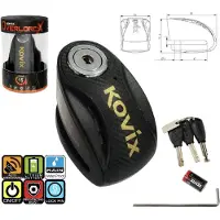 Kovix Knx6-bk Larmskivlås 6 Mm