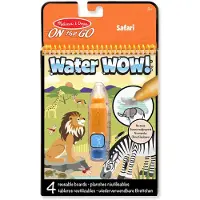 Melissa & Doug Water WOW! Water-Reveal Målarbok Safari Spin Master