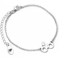 Ginza.se Harry Potter: Sterling Silver Glasses & Lightning Bolt Charm Bracelet
