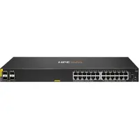 HP HPE Aruba Networking CX 6000 24p 10M/100M/1G Class4 PoE 4p SFP 1G 370W Switch - Switch - Administrerad - 24 x 10/100/1000 (PoE+) + 4 x gigabit SFP ...