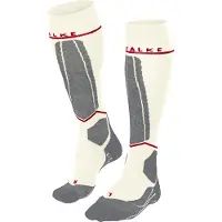Falke - Skidstrumpor dam - SK4 Adv. Compression Light W Off-White för UnisexUll - Storlek 37-38 - Vit