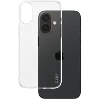 PanzerGlass CARE by X-Ray - Baksidesskydd för mobiltelefon - mjukt grundläggande - självreparerande TPU - transparent - för Apple iPhone 16 Plus