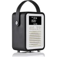 VQ ViewQuest Retro Mini - Bärbar DAB-radio - 5 Watt - svart