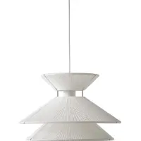 Frandsen Taklampa , Kiku, dimbara, Vit, Vardagsrum, Tyg / textil, Design