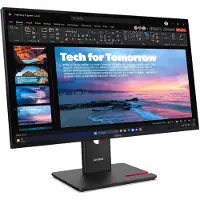 Lenovo ThinkVision T27qd-40 - LED-skärm - 27 - 2560 x 1440 QHD @ 120 Hz - IPS - 350 cd/m² - 1500:1 - HDR10 - 4 ms - HDMI, DisplayPort, USB-C - eclipse black