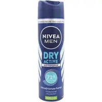 Nivea Men Dry Active 72H Antiperspirant Deodorant Spray - 150 ml