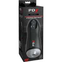 PDX Suck-O-Matic - uppladdningsbar, automatisk masturbator (svart)