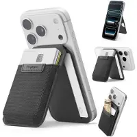 Spigen S314-4 Slim Fold MagSafe-plånbok med kortfack – Svart