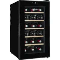Temptech 18SILENCE vinkyl 18 flaskor hybrid energiklass F svart
